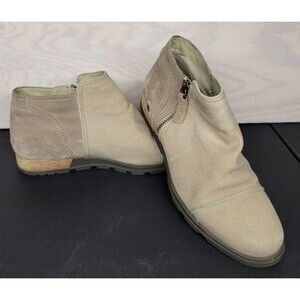 Sorel Women's SZ 9.5 Sorel Major Low Ankle Chukka Boots NL2162-265 Tan Canvas